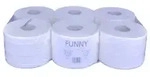 Jumbo-Einzelblatt Toilettenpapier, 2-lagig AG-025 , 1 Paket = 6 Rollen &agrave; 891 Blatt