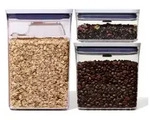 OXO POP-Vorratsdosen mit Portionierl&ouml;ffel, 3 teilig 11241400 , 1 Set = 3 POP -