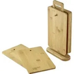 WESTMARK Fr&uuml;hst&uuml;cksbrettchen, 7-teilig 62022270 , 1 Set = 1 Halter, 6 Brettchen