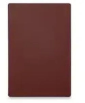 HENDI Schneidebrett hygienisch, HACCP, 600 x 400 x 18 mm 825648 , Farbe: braun