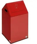 VAR Putzwollkasten PWK 40 S mit Pendelklappe 21123 , Farbe: rot