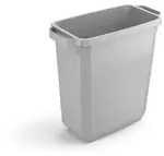 DURABLE Wertstofftonne DURABIN ECO 60, rechteckig 1800503050 , 60 Liter, Farbe: grau