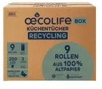 Fripa oceolife K&uuml;chenrolle, Reycling, 3-lagig, lichtgrau 3299001 , 1 Karton =...