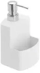 WENKO Sp&uuml;lmittelspender Festival, 380 ml 3620115100 , 1 Spender, Farbe: wei&szlig;