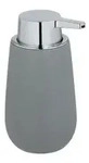WENKO Seifenspender Badi Grau Keramik, nachf&uuml;llbar bis 320 ml 23648100 , 1 St&uuml;ck