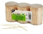 Papstar Zahnstocher, Holz im Spender 10054 , 1 Packung = 1500 St&uuml;ck, L&auml;nge:...