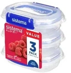 Sistema Frischhaltedosen Set KLIP IT PLUS, 3-teilig 881523 , 1 Set = 3 x 180 ml -
