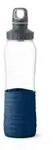 EMSA Drink2Go Trinkflasche Glas, 0,7 Liter N3100600 , 1 Trinkflasche, Farbe: