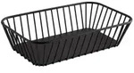 APS URBAN GN Korb, Metallkorb, Buffetkorb & Brotkorb, schwarz 30418 , GN 1/4