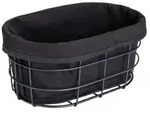 WENKO Brotkorb Bela, Metall 55017100 , 1 Korb, Farbe: schwarz