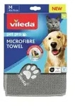 Vileda Pet Pro Microfibre Towel Mikrofasertuch 172665 , 1 Packung = 1 Tuch, 45 x 70