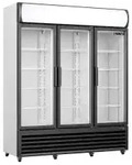 SARO K&uuml;hlschrank mit 3 Glast&uuml;ren + Werbetafel, GTK 1065 453-1019 , Ma&szlig;e (L x B X