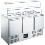 Saro Saladette mit Glasaufsatz ES 903 G, selbschlie&szlig;end 465-1090 , 1 Saladette
