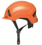 uvex pronamic alpine E hi-viz Schutzhelm, mit kurzem Schirm 9736230 , Farbe: orange,
