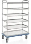 Gm&ouml;hling G&reg;-RACK E 2801 Regalwagen 023280105 , 5 Fachb&ouml;den und 2...