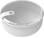 Rotho ELA Frischhaltedose, 0,75 Liter, rund, Mikrowellen geeignet 1056801023 , Farbe: