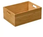 Kesper Aufbewahrungsbox Bambus, stapelbar 57402 , 1 Aufbewahrungsbox, Ma&szlig;e (B...