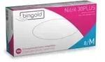 BINGOLD Nitril 30PLUS Einweghandschuh, dunkelblau 634222 , 1 Packung = 100 St&uuml;ck,