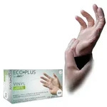 ECO-PLUS Vinylhandschuhe, puderfrei, wei&szlig; 01260-L , 1 Packung = 100 St&uuml;ck,...