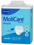 MoliCare&reg; Premium Mobile Inkontinenzhosen, 6 Tropfen 1660140 , 1 Beutel = 14 St&uuml;ck,