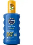 NIVEA SUN Schutz & Pflege Sonnenspray 85669 , 200 ml - Flasche, LSF 50+
