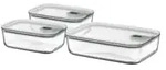 Mepal EasyClip Glas Frischedose, 3-teilig 2 x 1 l + 1 x 2,25 l 106186494700 , 1 Set