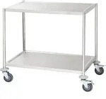 Stalgast Servierwagen Edelstahl, 150 Kg Traglast, 2 Borde LT0708002 , 1 St&uuml;ck - ohne