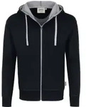 HAKRO&reg; Kapuzen-Jacke Bonded 455, schwarz 455 , 1 St&uuml;ck, Gr&ouml;&szlig;e: XS