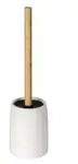 WENKO Altavalle WC-Garnitur Polyresin/Bambus, &Oslash; 10,5 x 38,5 cm 26284100 , 1 St&uuml;ck,