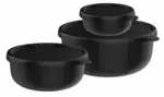 Mepal Lumina 2.0 Vorratsdosen-Set, 3-teilig 106298041100 , Farbe: nordic black