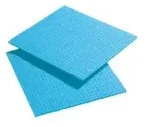 Spontex Spongyl 87, Schwammtuch, Zellulose-Baumwolle, blau 95010087 , 1 Karton = 12
