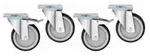 Bartscher Lenkrollen 4S900 Set, 4-teilig 295088 , 1 Set
