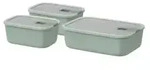 Mepal EasyClip Frischhaltedose, 3-teilig 2 x 700 ml + 1 x 1500 ml 106181494700 ,