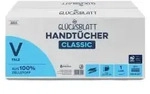 Fripa Gl&uuml;cksblatt Papierhandt&uuml;cher Classic, 1-lagig, V-Falz 4901100 , 1 Karton = 20
