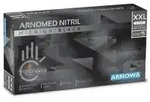ARNOMED Nitril Midnight Black Einmalhandschuh, puderfrei, schwarz 391-XXL , 1...