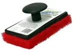 Star brite Handschrubber 40021M , Ausf&uuml;hrung: medium, rot