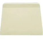 SCHNEIDER Teigabstecher mit Griffleiste, elfenbein 227364 , Ma&szlig;e: 125 x 100 mm,