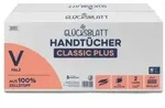 Fripa Gl&uuml;cksblatt Papierhandt&uuml;cher Classic Plus, 2-lagig, V-Falz 4802100 , 1 Karton