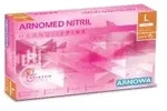 ARNOMED Nitril Magnolia Pink Einmalhandschuhe, puderfrei, pink 387-L , 1...