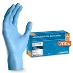 ARNOMED Nitril Blue Einmalhandschuhe, puderfrei, blau 359-L , 1 Packung = 200...