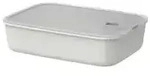 Mepal EasyClip Frischhaltedose, 2250 ml 106153532500 , Farbe: nordic white