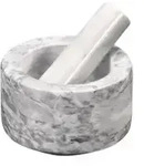 Kesper M&ouml;rser mit St&ouml;&szlig;el aus Marmor, 13 cm 71505 , 1 M&ouml;rser inkl. St&ouml;&szlig;el,