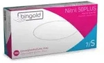 BINGOLD Nitril 50PLUS Einweghandschuh, blau 634901 , 1 Karton = 10 Packungen &agrave;...
