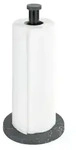 WENKO K&uuml;chenrollenhalter, elegante Marmoroptik 53212100 , Farbe: schwarz