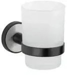 WENKO UV-Loc&reg; Zahnputzbecherhalter Udine, Edelstahl 25009100 , Ma&szlig;e (B x H x T): 8