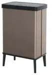 CURVER VERTO Bin HIGH Flat-Pack Abfalleimer, 54 Liter 261010 , Farbe: Perlrosa