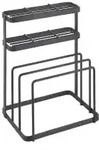 Metaltex Tokyo LAVA K&uuml;chenorganizer 352906000 , Ma&szlig;e: 16 x 13 x 22 cm