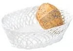 KESPER Brot- und Obstkorb, 5er Pack, 31 x 23,5 x 8,5 cm 1988015 , Farbe: Wei&szlig;