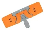 Cleankeeper Klapphalter f&uuml;r Laschenmopps Breite: 40 cm. Farbe: grau/orange