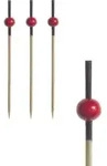 Papstar Red Pearl Fingerfood-Spie&szlig;e 81006 , 1 Karton = 6 x 250 St&uuml;ck, L&auml;nge:...